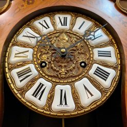 Đồng hồ Boulle mặt số La Mã chơi chuông điểm bính boong sang trọng và cổ kính