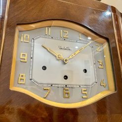 Đồng hồ Vedette 8/8 mặt số nổi vàng thùng vân nu chơi chuông hay