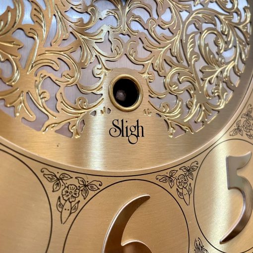 Đồng hồ tủ cây Sligh 12 gông 12 búa chơi 3 bản nhạc thùng gỗ óc chó đẹp