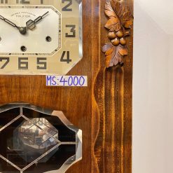 Đồng hồ cổ Odo 54/8 thùng vân nu bông nho đẹp cổ điển