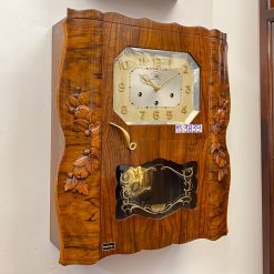Đồng hồ cổ FFR 8/8 số nổi vàng thùng vân nu bông đào cổ điển