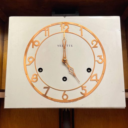 Đồng hồ cổ Vedette 8 gông 8 búa số vàng hồng thùng cổ điển