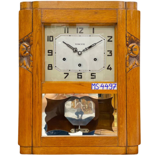 Đồng hồ cổ Vedette 8/8 thùng trạm 2 bông đào chuông hay