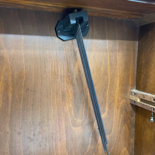 Đồng hồ cổ Vedette 5/5 thùng vân nu đẹp cổ điển - Hình ảnh 10
