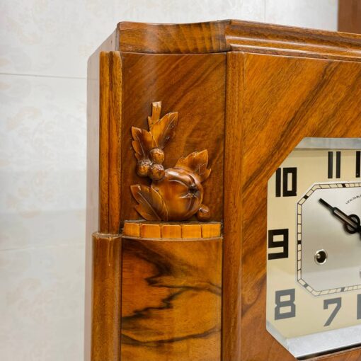 Đồng hồ cổ Girod 8/8 thùng nu chạm 4 bông nho - Hình ảnh 6