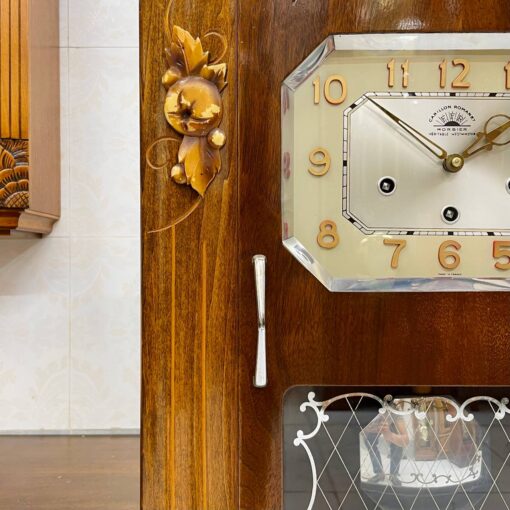 Đồng hồ cổ FFR 8/8 thùng nu đào số nổi - Hình ảnh 4