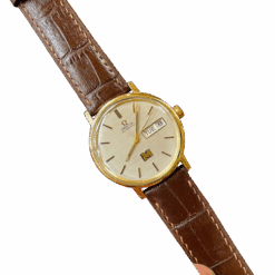 Đồng hồ đeo tay Omega thiết kế sang trọng Automatic 34.5mm