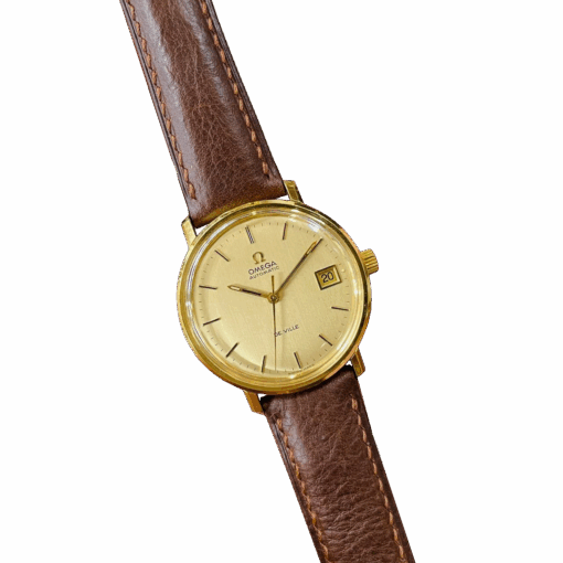 Đồng hồ đeo tay Omega De Ville bọc vàng automatic