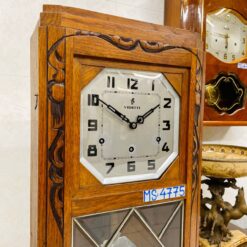 Đồng hồ cổ Vedette 8/8 thùng sồi chuông ngân