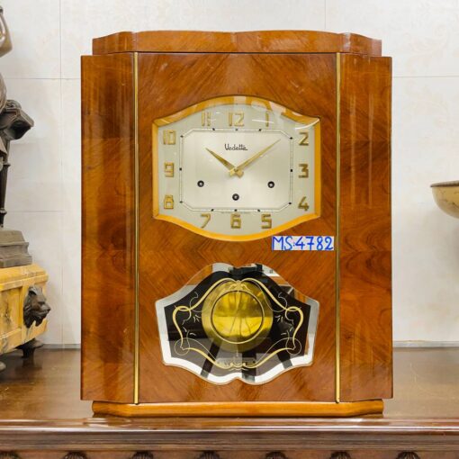 Đồng hồ cổ Vedette 8/8 mặt số nổi vàng ngắt chuông đêm tự động - Hình ảnh 2