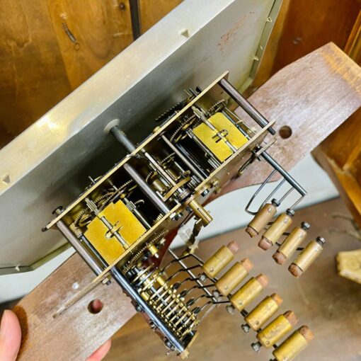 Đồng hồ cổ Odo 54/10/6 Sonodo thùng nu đào chuông hay - Hình ảnh 5