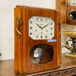 Đồng hồ cổ Vedette 8/8 thùng vân nu lúa mạch