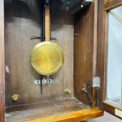 Đồng hồ cổ Vedette 8/8 thùng sồi hoa mặt số tròn
