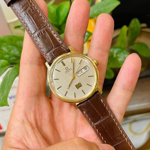 Đồng hồ đeo tay Omega thiết kế sang trọng Automatic 34.5mm - Hình ảnh 2