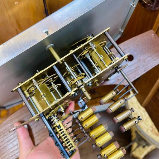 Đồng hồ cổ Odo 54/10/6 Sonodo mặt số nổi hoa hồng - Hình ảnh 11