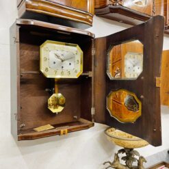 Đồng hồ cổ FFR 8/8 thùng nu đào số nổi vàng