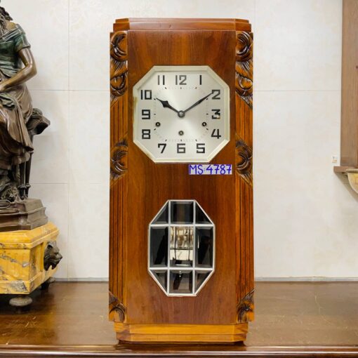 Đồng hồ cổ Junghans 8/8 thùng nu đào kính rào - Hình ảnh 2