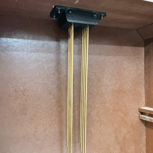 Đồng hồ cổ Girod 8/8 thùng sồi hoa 2 bản nhạc - Hình ảnh 11