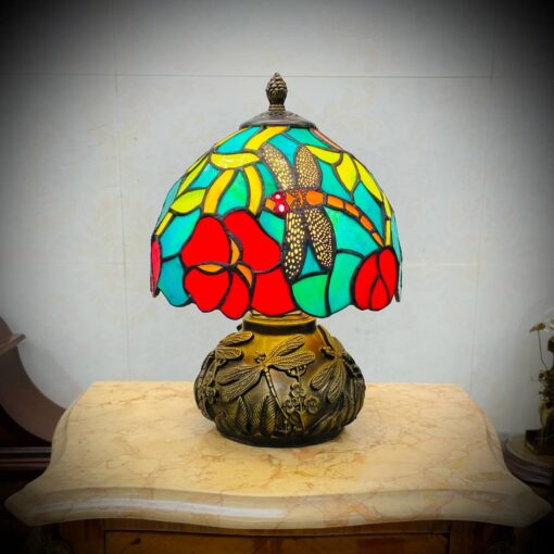 Đèn Tiffany biểu tượng chuồn chuồn hoa Tulip - Hình ảnh 2