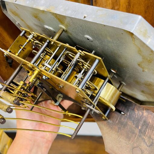 Đồng hồ Odo 54/8 thùng sồi hoa đào cổ điển - Hình ảnh 11