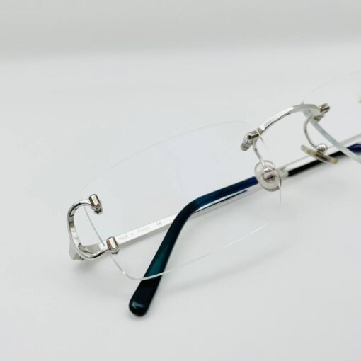 Gọng kính Cartier C Deco mạ Platium - Ảnh 10
