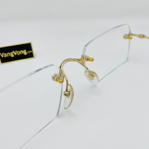 Gọng kính Christian Dior mạ vàng lịch lãm - Ảnh 6