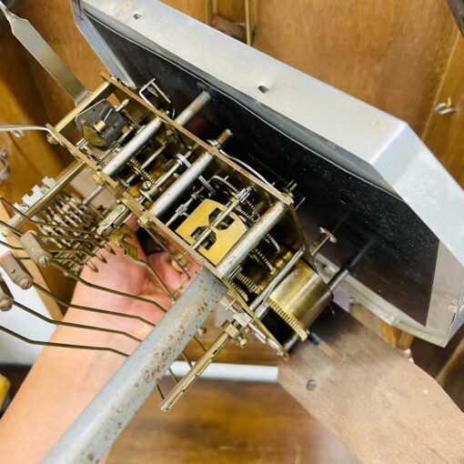 Đồng hồ cổ Girod 8/8 chơi chuông 2 bản nhạc thùng siêu đẹp - Ảnh 9
