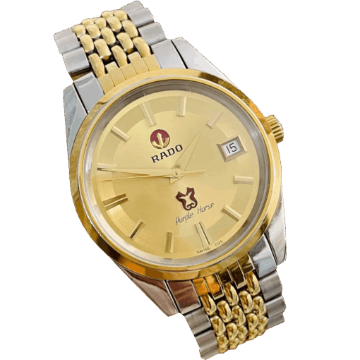 Đồng hồ đeo tay Rado Golden Horse mặt vàng đẹp