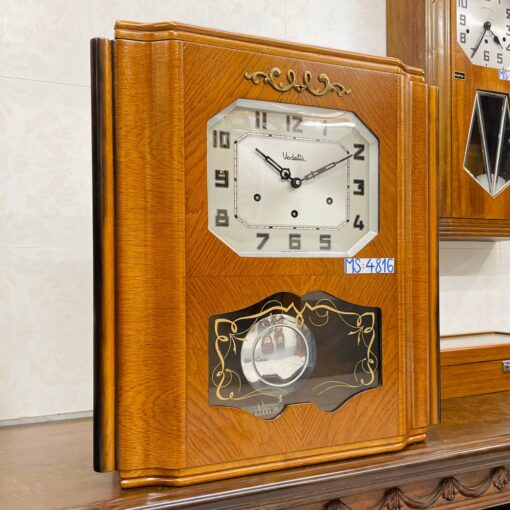 Đồng hồ cổ Vedette 8/8 thùng sồi chuông ngân - Ảnh 3