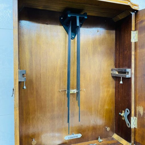 Đồng hồ cổ Vedette 8/8 thùng nu lúa mạch - Ảnh 15