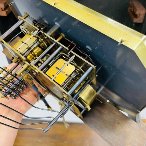 Đồng hồ cổ Odo 62/8 thùng nu chạm 4 bông đào - Ảnh 11