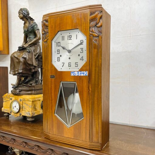 Đồng hồ Kienzle 8/8 thùng nu dài hoa đẹp cổ điển - Ảnh 6