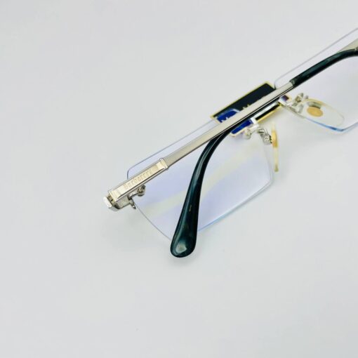 Gọng kính Burberrys Titan ánh vàng phối đuôi xanh navy - Ảnh 11
