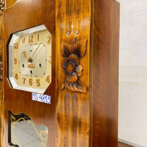 Đồng hồ cổ FFR 8/8 thùng nu mặt số nổi vàng - Ảnh 6