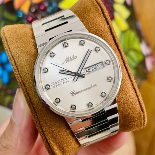 Đồng hồ đeo tay Mido Commander automatic 2 ô lịch - Ảnh 2