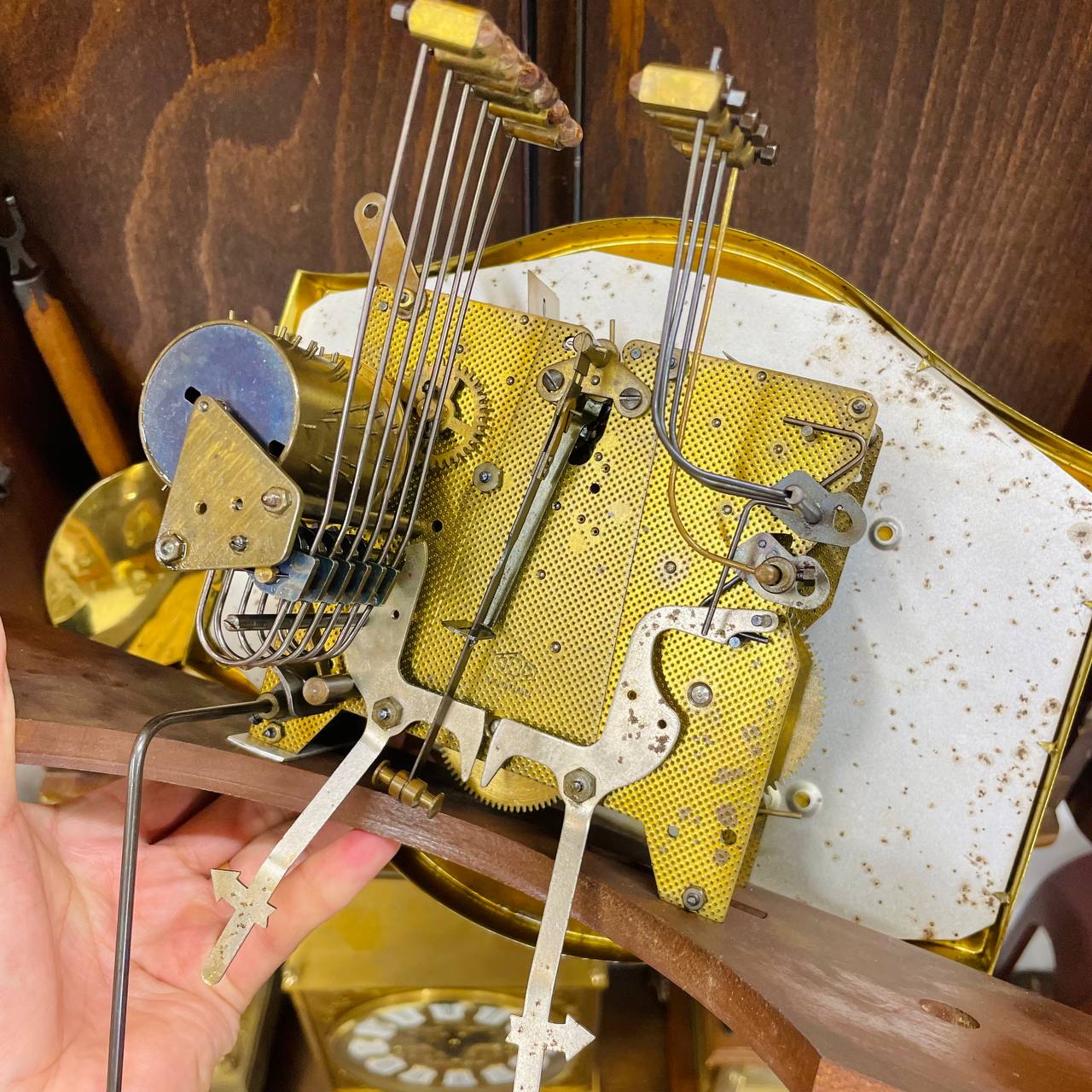 Đồng hồ cổ Odo 57/10 Binh Boong sổ nổi vàng thùng lúa mạch