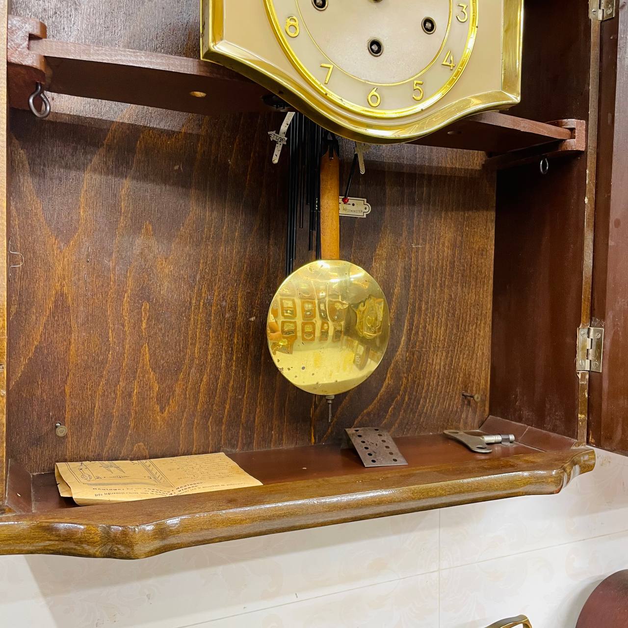 Đồng hồ cổ Odo 57/10 Binh Boong sổ nổi vàng thùng lúa mạch