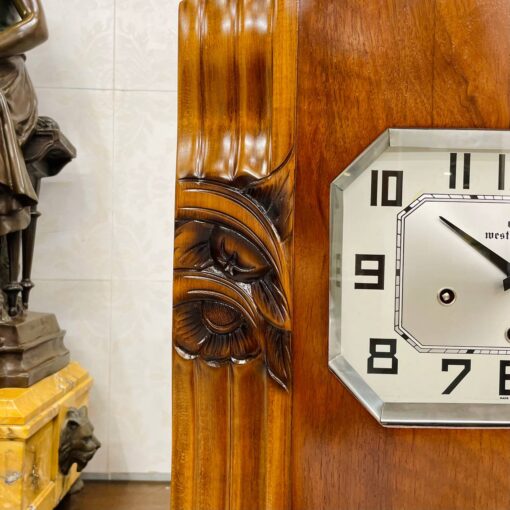 Đồng hồ cổ Odo 62/8 thùng nu đào lượn sóng - Ảnh 4