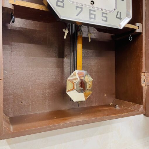 Đồng hồ cổ Odo 62/8 thùng nu đào lượn sóng - Ảnh 9