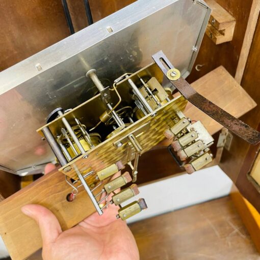 Đồng hồ cổ FFR 8/8 thùng sồi đào chuông hay - Ảnh 10