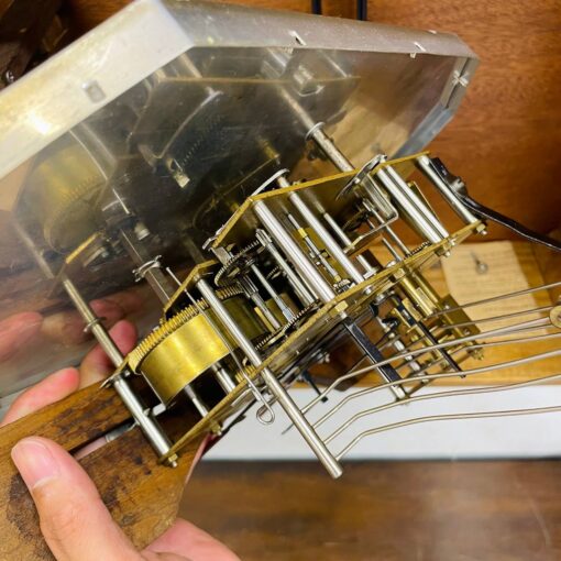 Đồng hồ cổ FFR 8/8 thùng bông sồi số nổi vàng - Ảnh 11