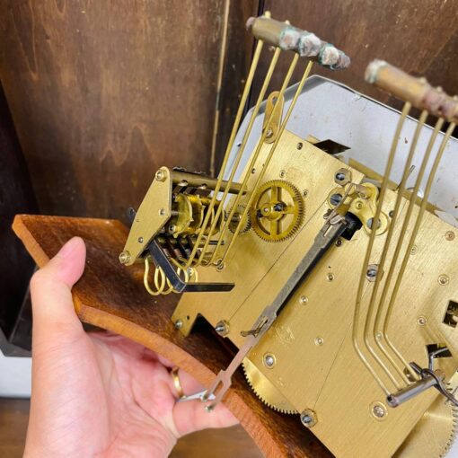 Đồng hồ cổ Odo 54/8 thùng nu nho chuông hay - Ảnh 11
