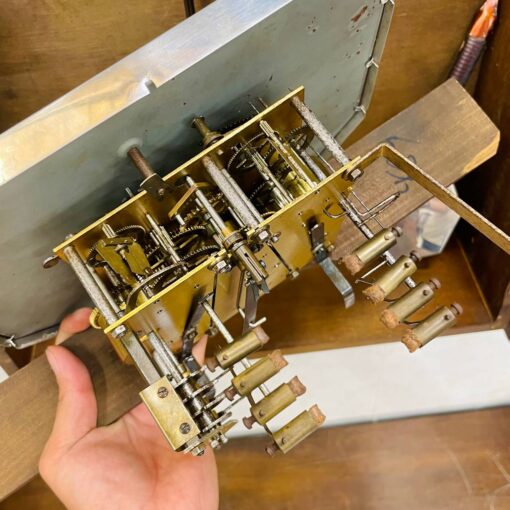 Đồng hồ cổ Jura 8/8 thùng nu chuông hay - Ảnh 12