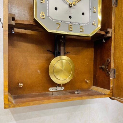 Đồng hồ cổ Vedette 8/8 số nổi vàng chuông ngân - Ảnh 8