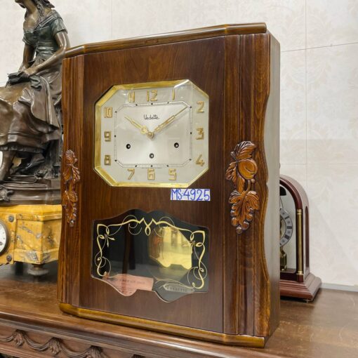Đồng hồ cổ Vedettee 8/8 thùng nu nho số nổi vàng - Ảnh 3