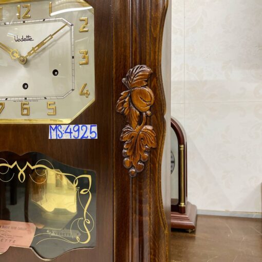 Đồng hồ cổ Vedettee 8/8 thùng nu nho số nổi vàng - Ảnh 6