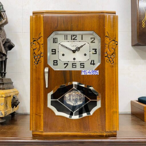 Đồng hồ cổ Odo thùng nu nho chuông hay - Ảnh 2