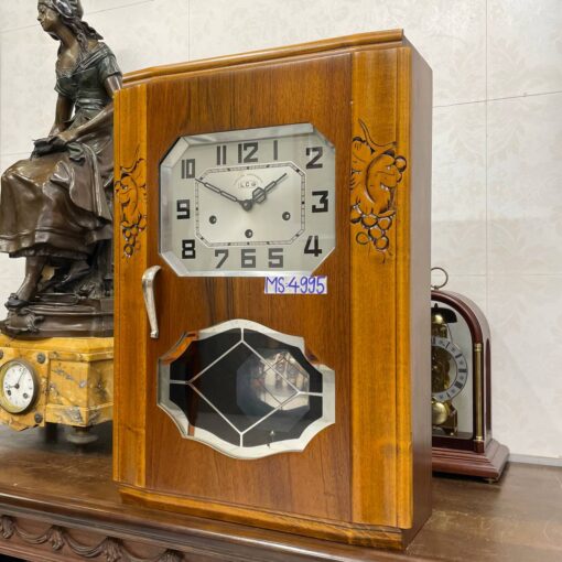 Đồng hồ cổ Odo thùng nu nho chuông hay - Ảnh 3