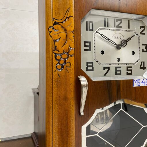 Đồng hồ cổ Odo thùng nu nho chuông hay - Ảnh 4