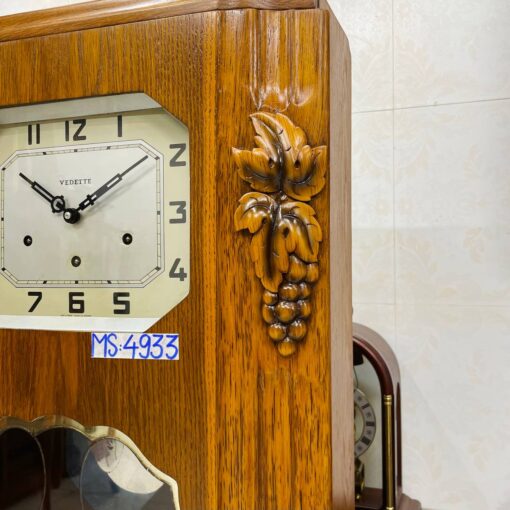 Đồng hồ cổ Vedette 8/8 thùng nu nho - Ảnh 9